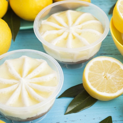 Confezioni alimentari singole pet trasparente