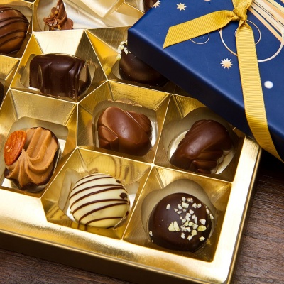 Pet metallizzato per scatole di cioccolatini