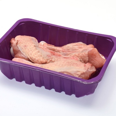 Confezionamento alimenti in ps barrierato viola