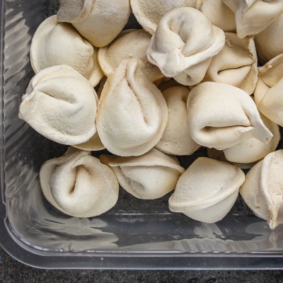Confezione di pasta fresca in pet evoh pe