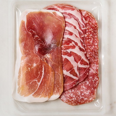 Contenitore per salumi atmosfera modificata atm
