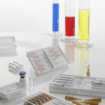 Contenitori in ps per prodotti farmaceutici